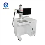 5W UV oro aušinimo stalo tipo pluošto lazerinio žymėjimo mašina